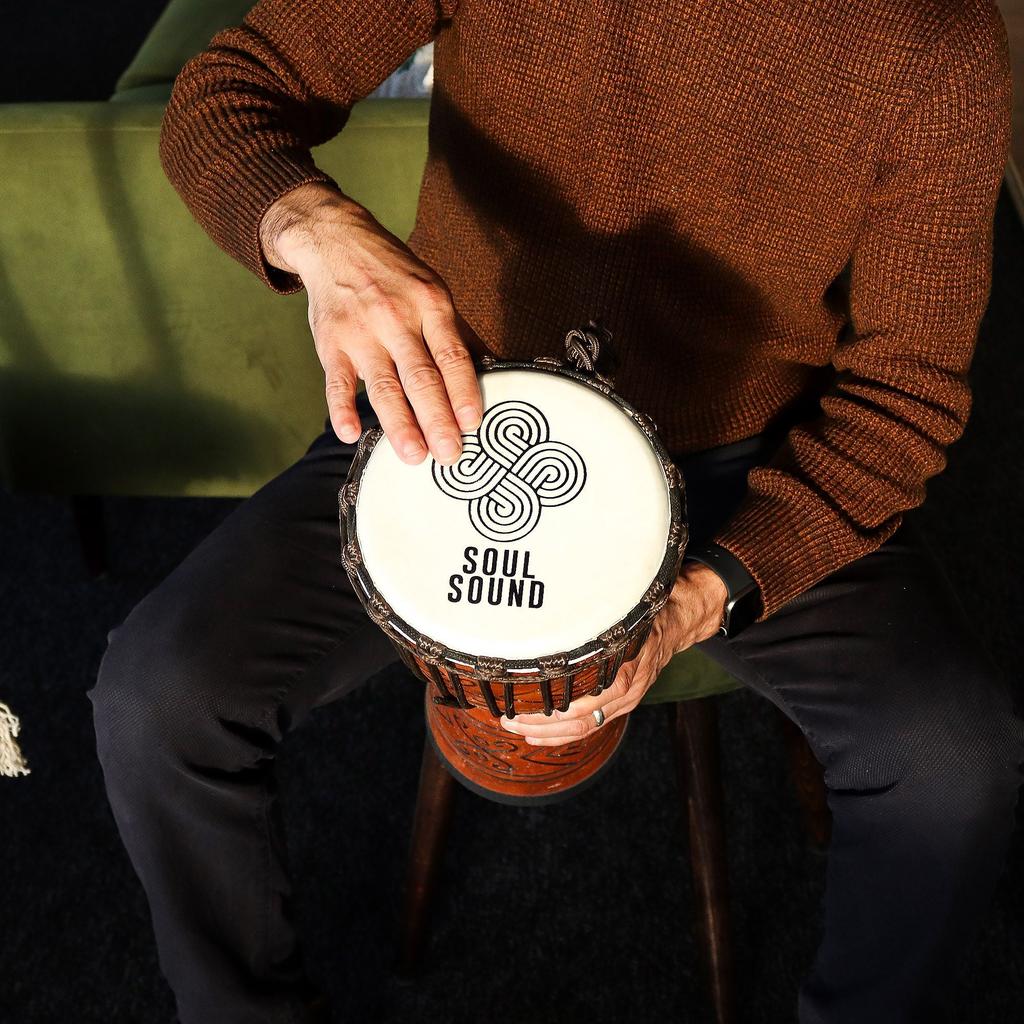 Medium Pro Djembe Drum – Soul Sound (low) – Medium 40cm (18cm Diia)