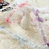 1yard Bow Lace Webbing Embroidery Decorative Lace Weaving Tape DIY Crafts Skirt Lace Accessories Trim Accessories 2.8cm Wide