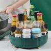 Rotatable Kitchen Spice Rack with Multi-functional Storage for Condiments and Fruits