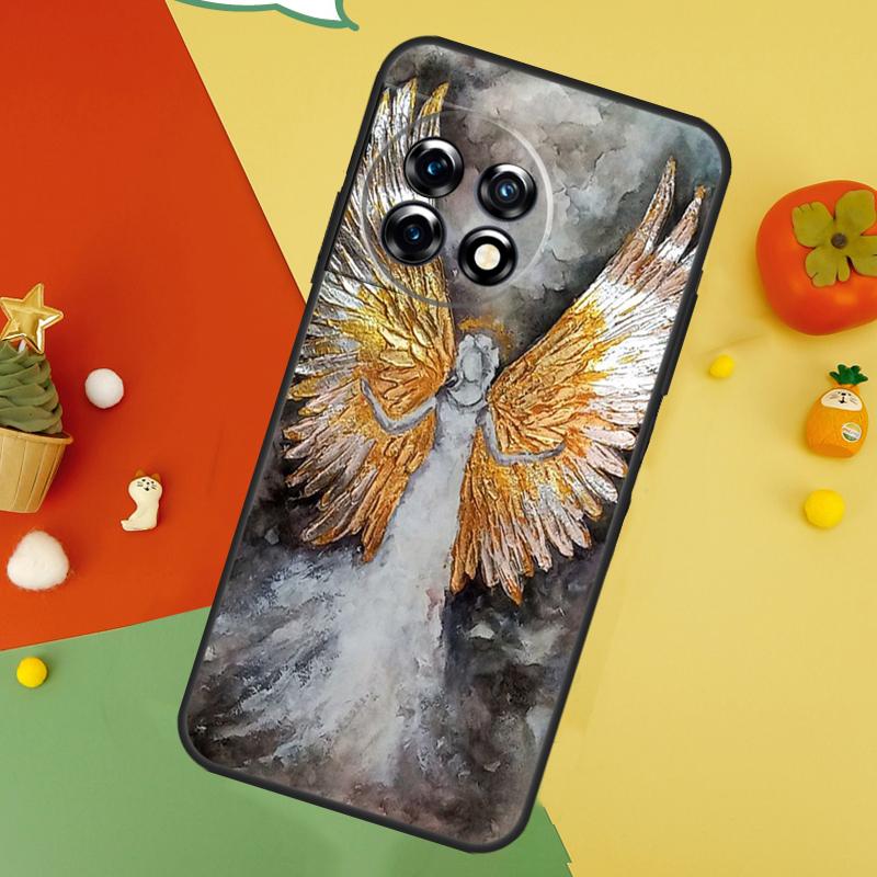 Фантазийный Чехол с Крыльями Ангела для OnePlus Nord 5 CE 2 3 4 Lite N20 N30 OnePlus 15 13 12 11 10 10T 12R 13T 13R