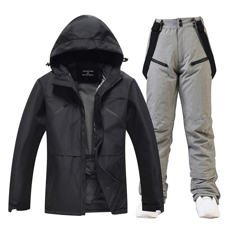 Men's and Women's, Ski Suit Sets, Waterproof, Snow Costume, Ski Jacket and Pant Set, Outdoor Clothing, Snowboarding, Overall