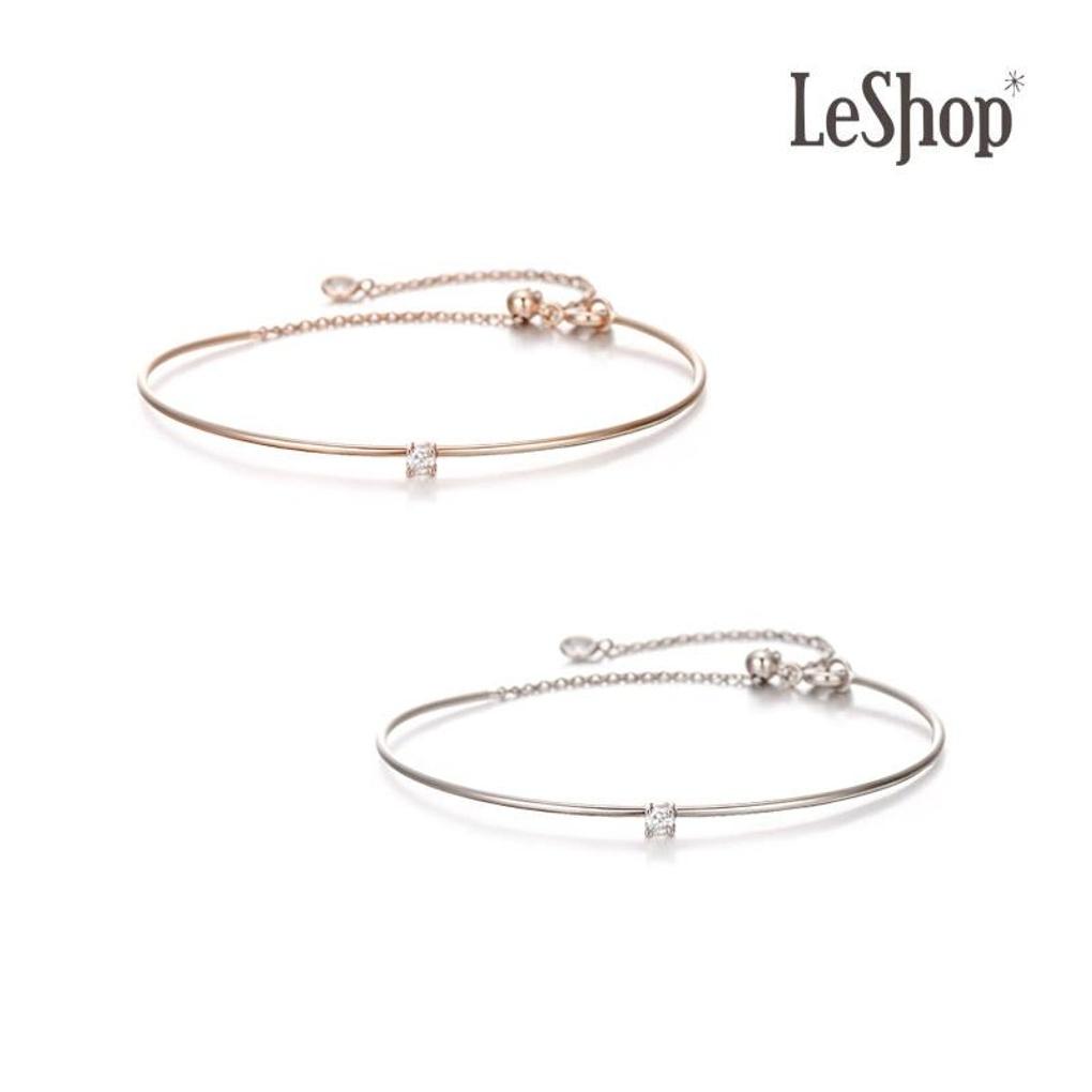 [leshop] 14K Point Bangle Bracelet (Gold Plated)_LJ0706BRB