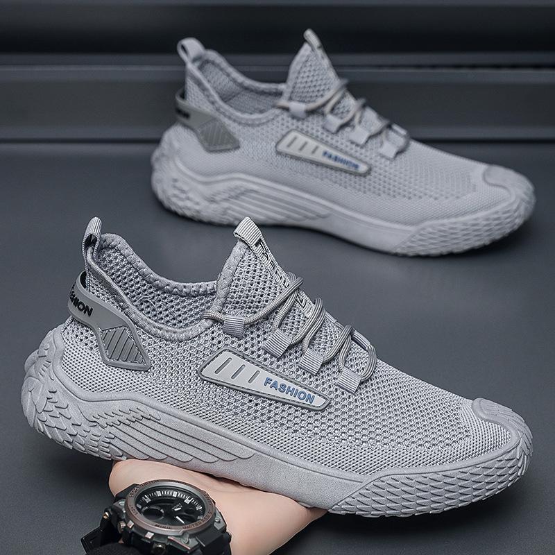 Breathable Men's Shoes Trendy Mesh Shoes,Fly Weave Running Shoes Cave Sneakers Men's Casual Shoes