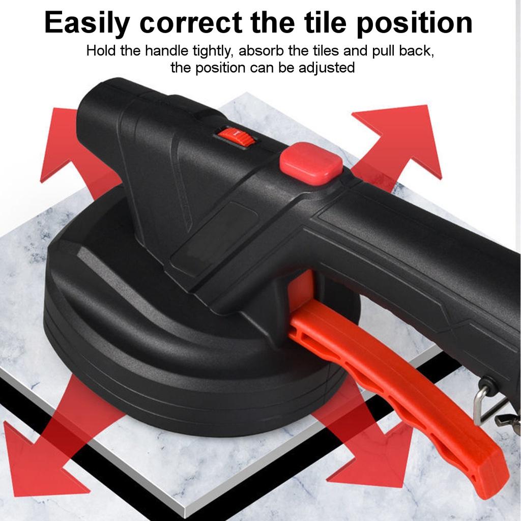 Регулируемая портативная электрическая машина для укладки плитки, 600 Вт, 100 кг, вибратор для плитки, присоска, автоматический электроинструмент для выравнивания пола