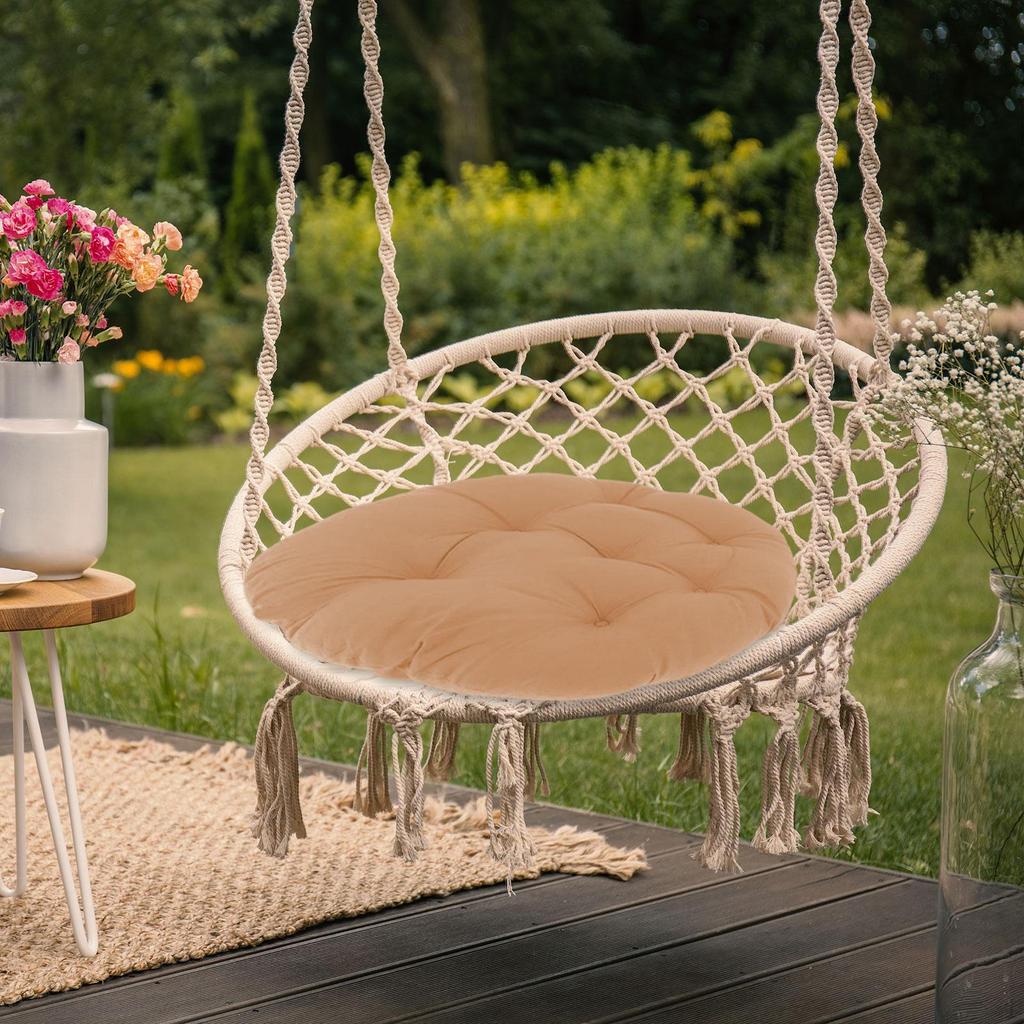 Современная подвесная подушка для кресла-качалки 50 см, удобная и декоративная сменная подушка для