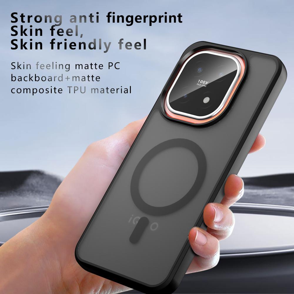 Case for Magsafe Magnetic Wireless Charging Hard Matte Shockproof Cover For VIVO IQOO 15 5G V2505A