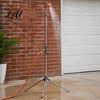 Soft Mist Shower Head Telescopic Garden Shower Camping with Tripod Base 9 Jet Stable Base Settings Adjustable Height Portable for Beach Pool Plant