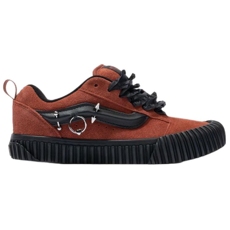 Vans Knu Skool Низкие Скейтбордические Кроссовки Унисекс Коричневый Черный VN000D6ZFSB