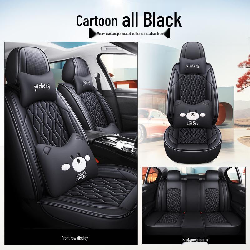 Подушка на сиденье автомобиля Honda: Подходит для Civic, Brio, Inspire, Accord, Type R, Vezel - Всесезонные, Полное покрытие
