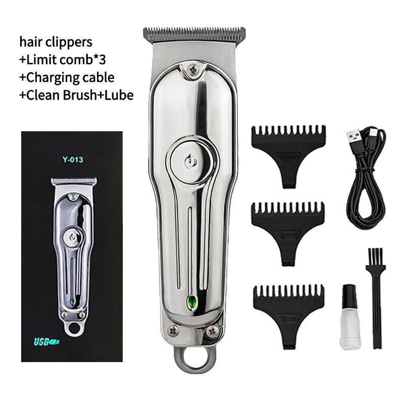 Universal Rechargeable Hair Clipper with LCD Display for Bald Head and Sculpting