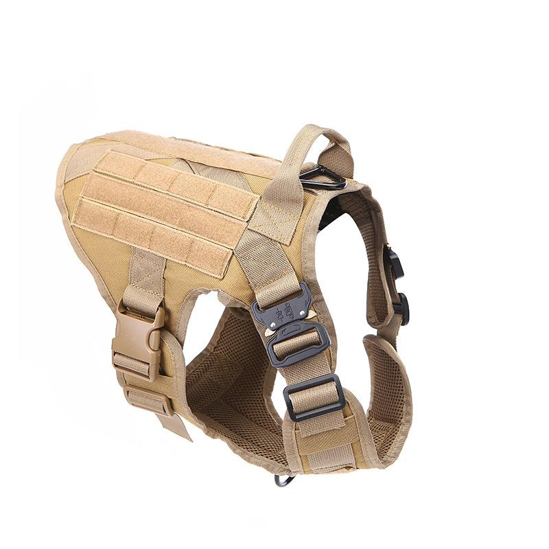 Нейлоновая тактическая одежда для собак, средний и большой жилет для собак, тактический жилет с пуговицами Naja