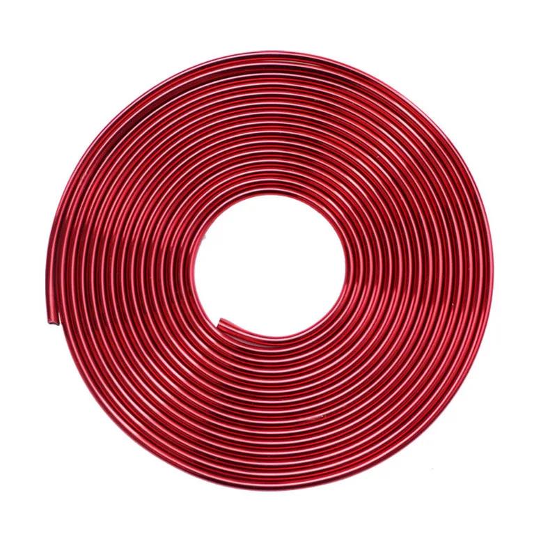 5 м ПВХ-уплотнительная лента для гальванопокрытия, уплотнитель для двери автомобиля, защита от столкновений, U-образная полоса, универсальная наклейка для автомобиля, защищающая от царапин и столкновений