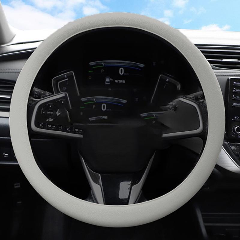 Автомобильный универсальный силиконовый чехол на руль, эластичный чехол для перчаток, текстура, мягкий, многоцветный, автоукрашение, аксессуары для поделок