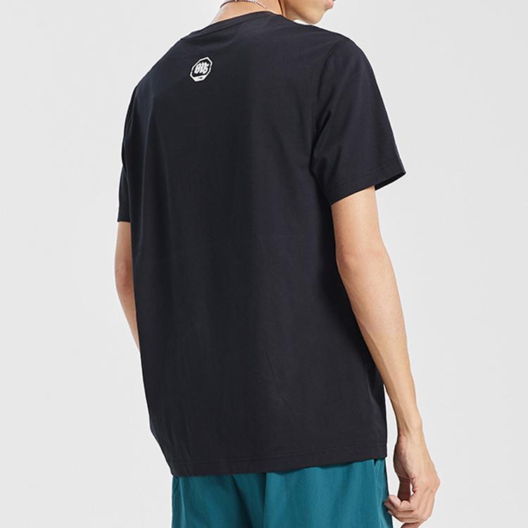 Футболка с коротким рукавом баскетбольной серии Li Ning Badfive, мужская, черная AHSQ529-2