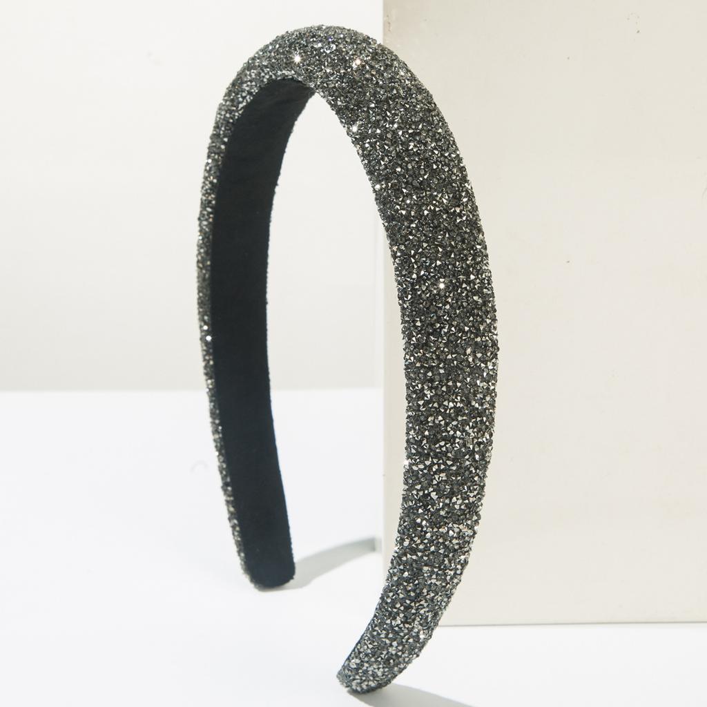 Блестящая губчатая повязка на голову Ободок Взрослые аксессуары для волос Ювелирные изделия для волос