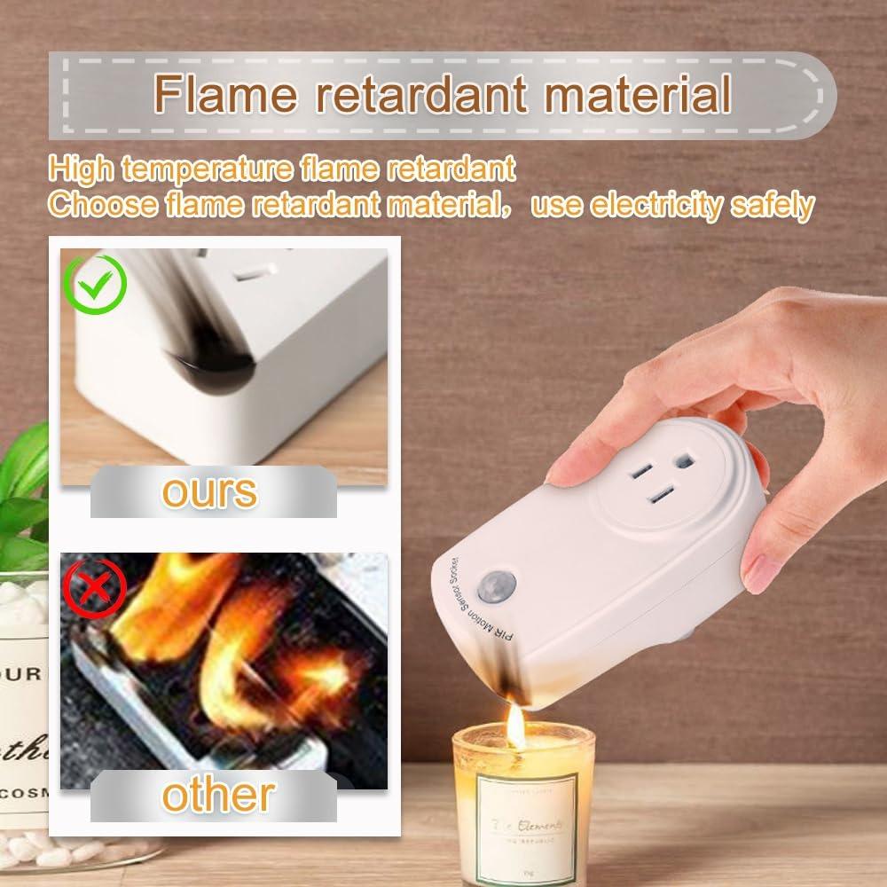 Copper Motion Sensor Switch Plastic Human Infrared Induction Outlet Electrician