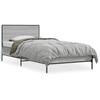 VidaXL Bed Frames, Slat Base, Adult Bed, Single Bedroom Bed, Sonoma Grey 90x200 Cm Wood 845520