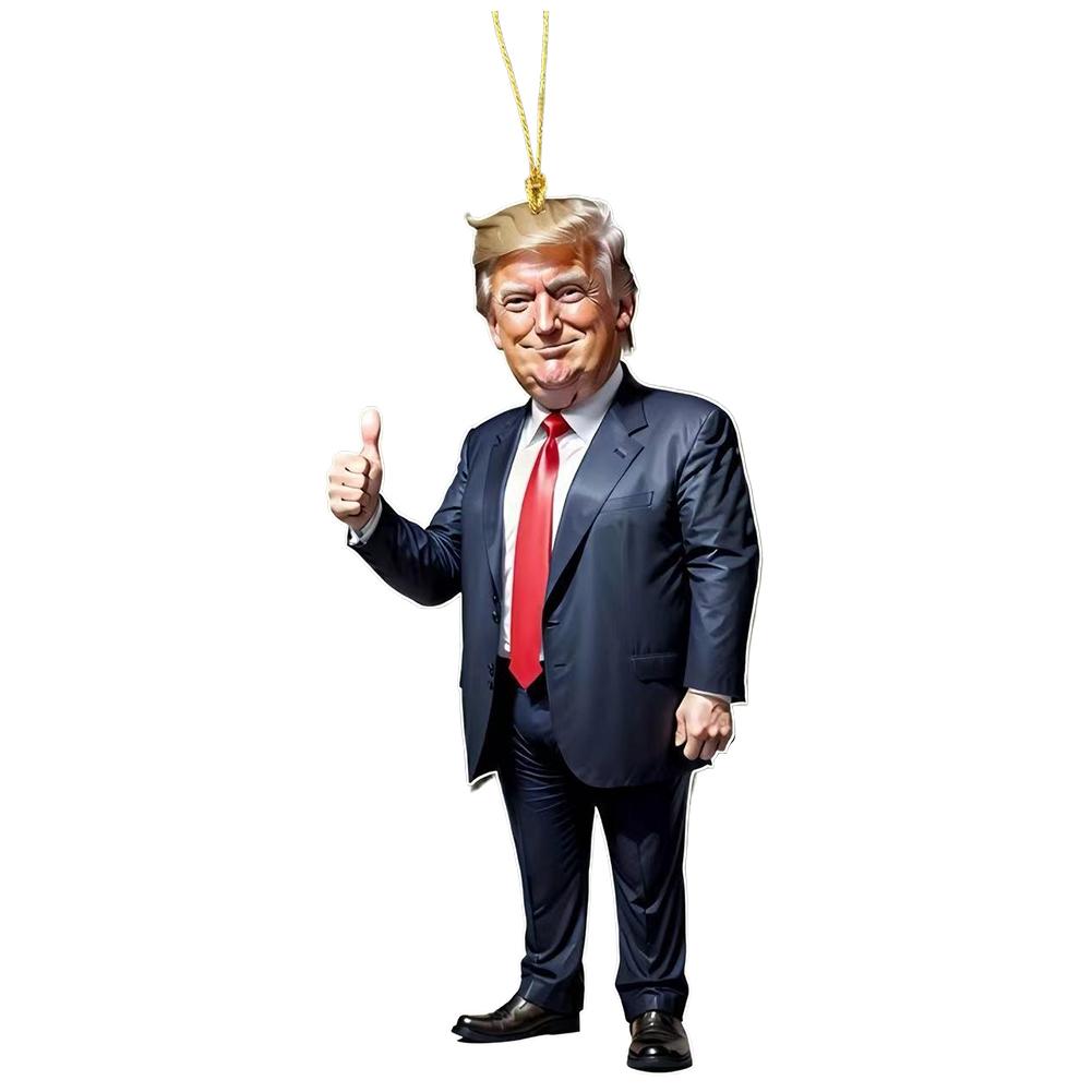 Акриловый забавный Дональд Трамп украшение Трамп президентский кулон Трамп Америка президентские выборы декоративная опора для автомобильного зеркала