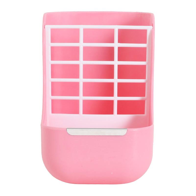 Rabbit Food Feeder Rabbit Chinchillas Guinea Pig 2 In 1 Feeding Bowls Double Use for Grass and Food Small Animal Supplies