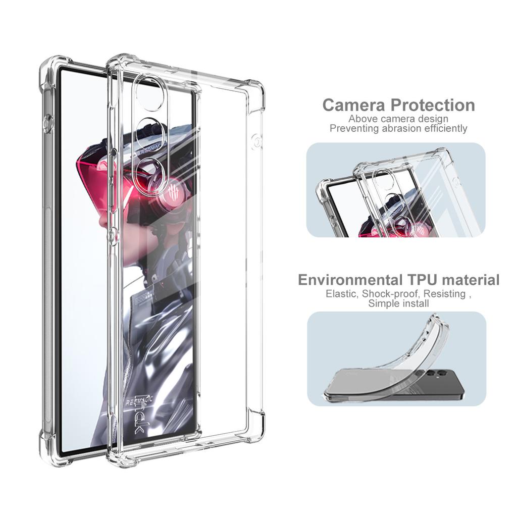 For Nubia Red Magic 10 Air 5G Phone Case IMAK Shock-resistant Soft Case