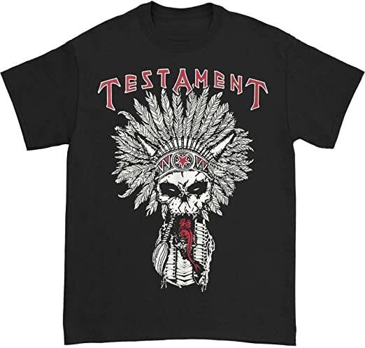 Testament Band Native Blood Album Tour Concert Black Men S-34XL T-shirt AH1111 Unisex T-Shirt