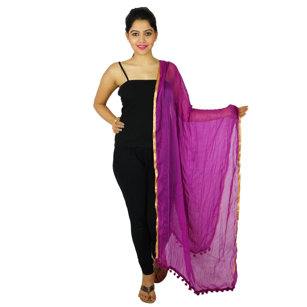 Шарфы из шифоновой смеси, женская одежда, палантин, накидка на шею, длинный подарок Dupatta для