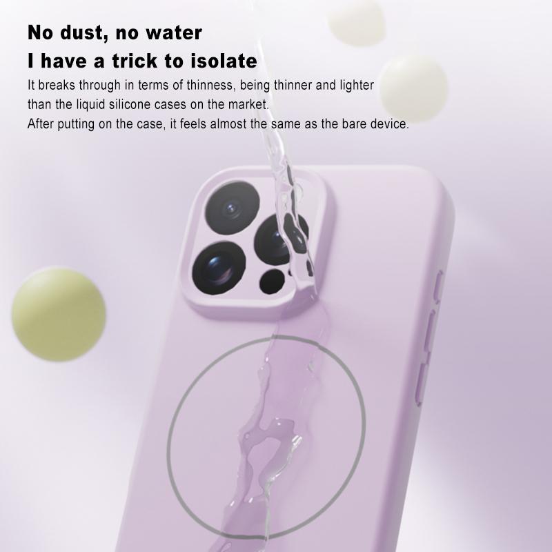 Матовый силиконовый чехол Liduid с магнитным покрытием для iPhone 15 14 16 Plus 11 12 13 16 Pro Max Magsafe Charge Protector Soft Cover