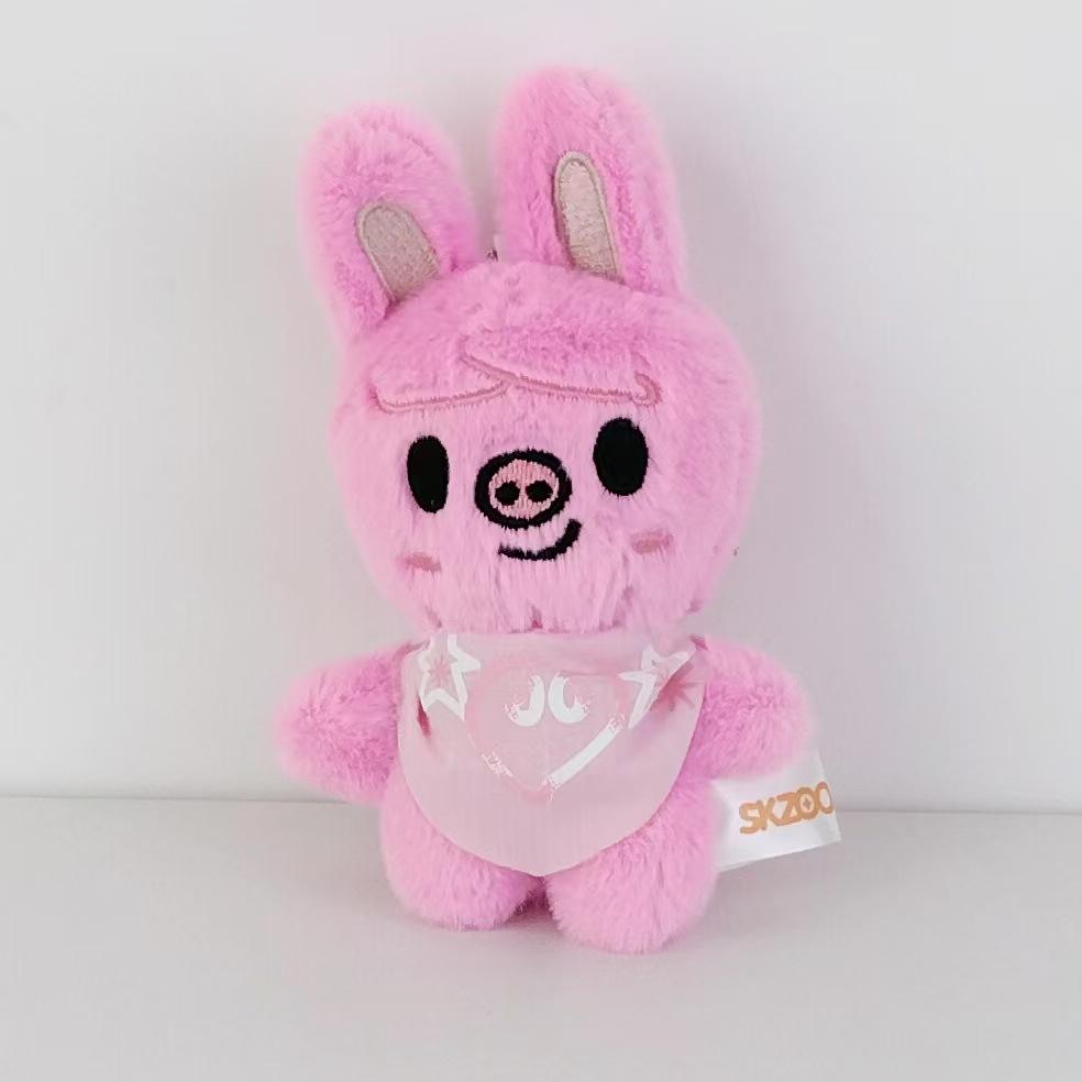 10CM Stray Kids Plush Children's Toy Keychain Water Scarf Doll Animal Bag Pendant Pendant Children's Toy Gift
