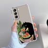 Чехол для телефона Samsung Galaxy S26 S25 S24 S23 S22 Ultra S20 S21 FE 5G Plus Мягкий прозрачный чехол Милый кот Играет Весело
