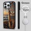 Dreamcatcher Feather Phone Case For iPhone 16e,16,15,14,13,12,11,Plus,Pro,Max,Mini Magsafe Magnetic Wireless Charging