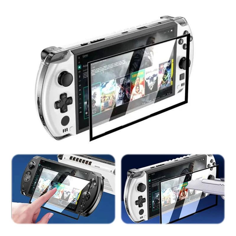 Для GPD Win 4 Защитные пленки из закаленного стекла Твердость 9H Защитная пленка для экрана Защита от царапин Пленка от отпечатков пальцев Игровые аксессуары