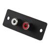 AV Adapter RCA Plate Chassis Socket RCA Jack Connector Connecting Plug RCA Terminal Audio RCA Plug