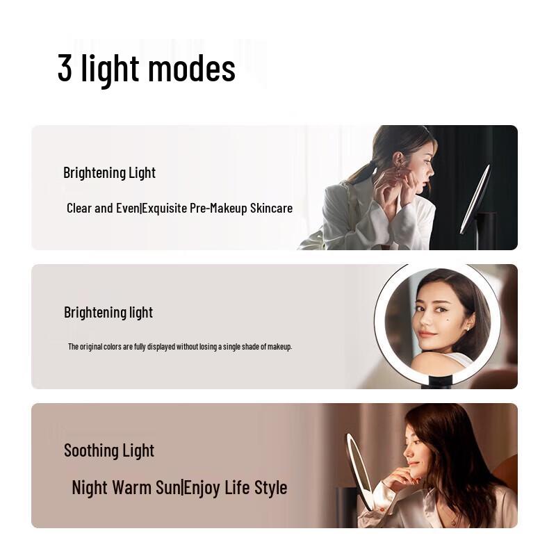 Умное светодиодное зеркало для макияжа AMIRO O2