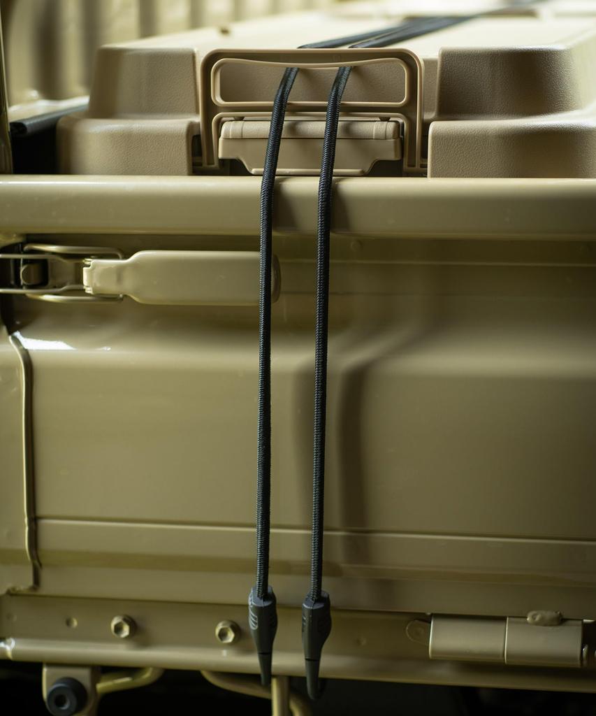 GORDON MILLER 33300 Rubber Rope for Cars with Hooks 0.6 M X 2 Piece Set, Black