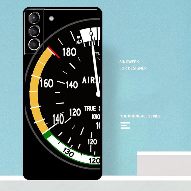 Flight Instruments Case For Samsung Galaxy S25 Ultra S20 S21 S22 S23 S24 Ultra S9 S10 Plus S25 FE Phone Cover