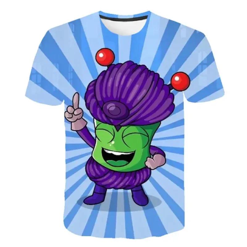 Футболка Super Zings, летняя детская футболка с принтом мультфильмов для мальчиков и девочек, модная повседневная верхняя одежда для старых детей