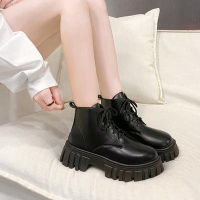 Fashion Winter 2024 New Women's Fashion Ankle Boots Lacing Platform Boots Women's Warm and Anti Slip Short Boots Women's Boots