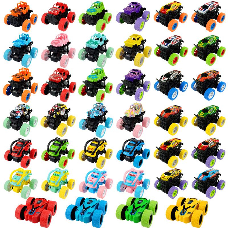 Детская игрушка: Внедорожник-трюкач 4WD с питанием от инерции