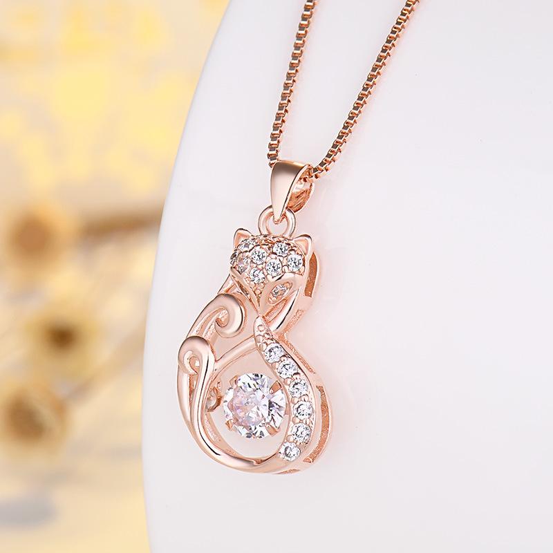 Женское ожерелье Lindon, кулон из медного сплава, циркон, модный подарок