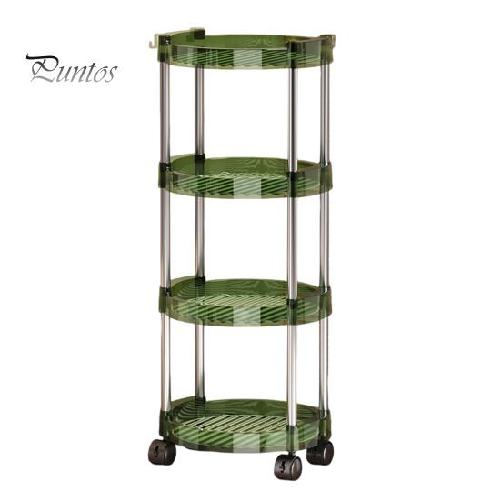 Стеллаж для хранения вещей, многоуровневая тележка с вращающимися на 360 градусов колесами, прочный несущий органайзер для косметики в ванной, полка большой емкости