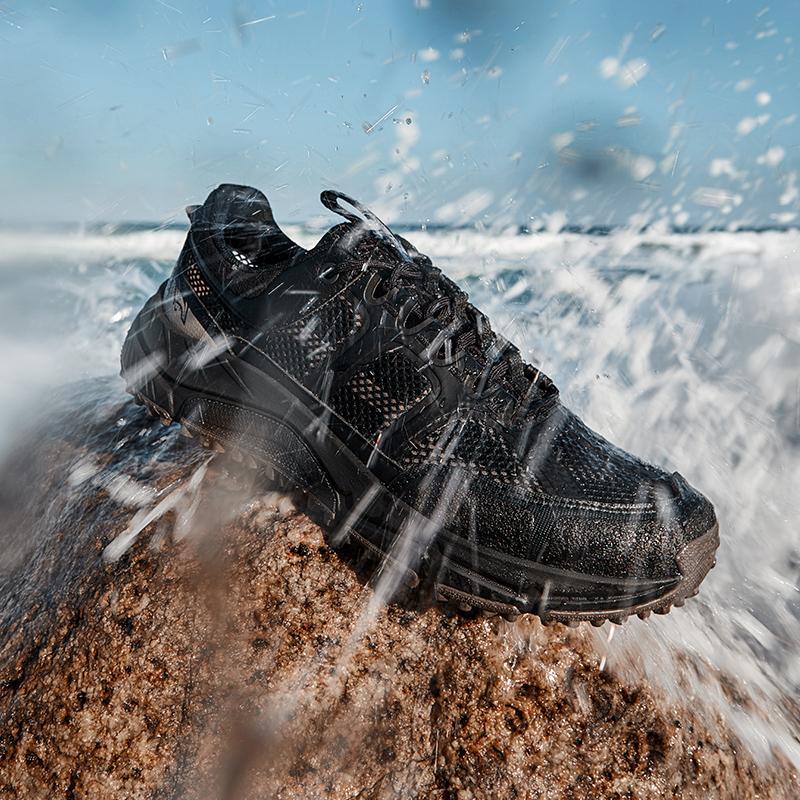 Li Ning CF Su Series Yijie Lite RT амортизирующие износостойкие низкие походные ботинки мужские походные ботинки черные AHTU003-4