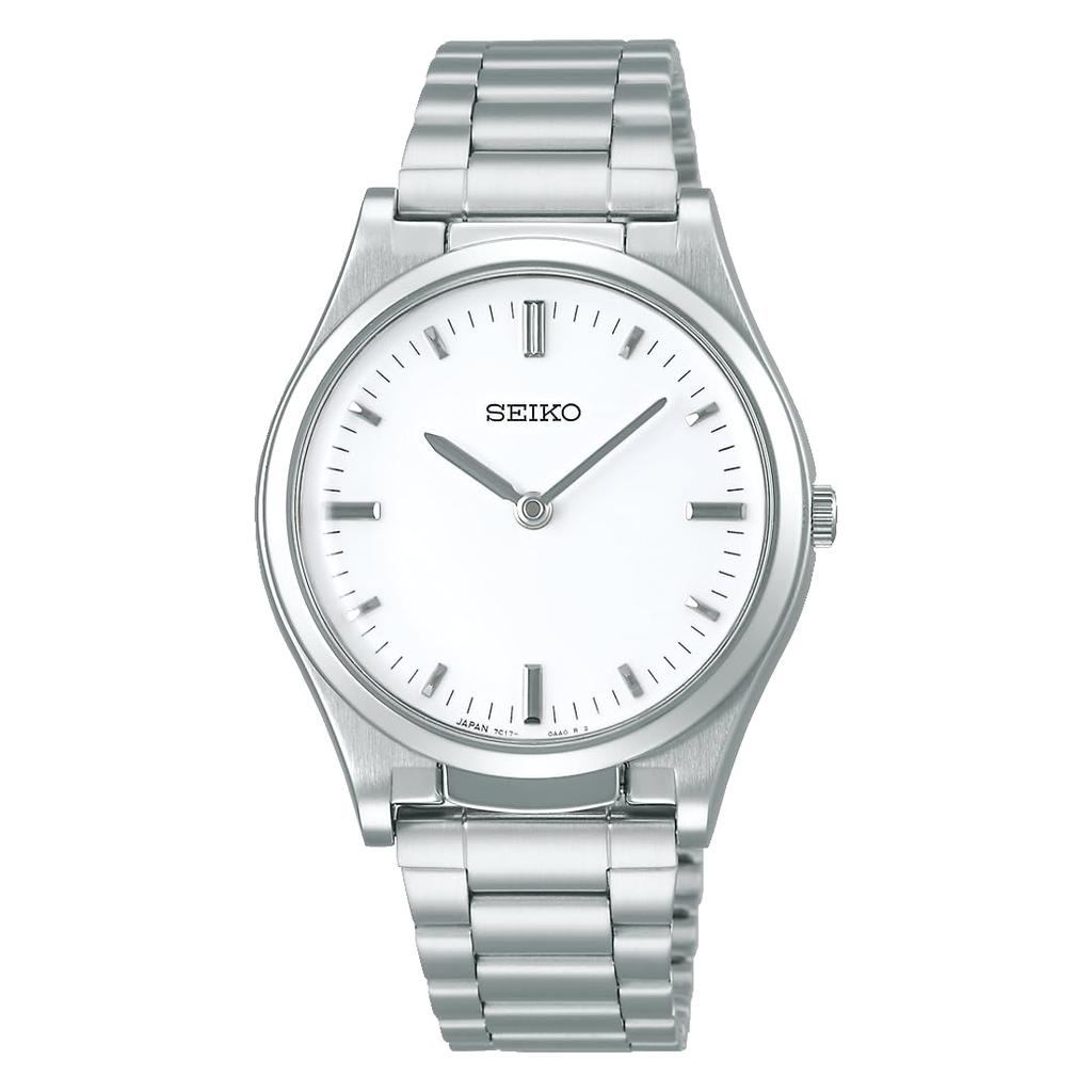 Watch Seiko Watch Tactile Reading Clock SQBR019 Silver [Seiko Watch] Men's