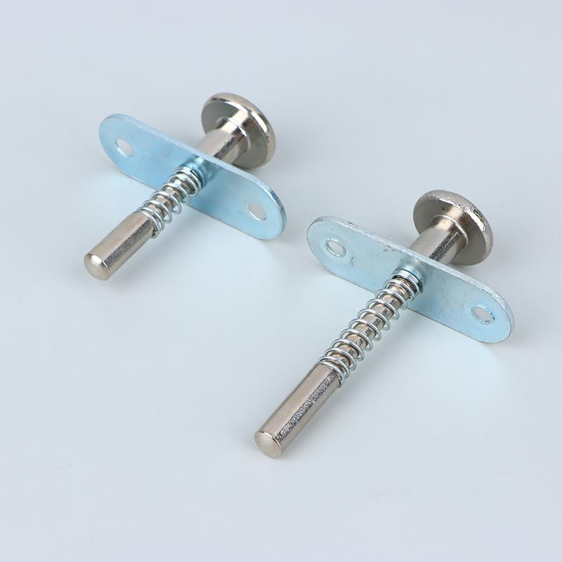 2Pcs Plunger Latches Spring-Loaded Door Lift Adjustment Rod Latch Door Hardware Spring Latch