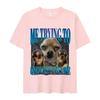 Chihuahua Unisexs Fun Pattern Retro Y2k Short Cartoon Tshirt Unisex Clothing Fashion Graphic T Shirts Summer Streetwear Y2k Top