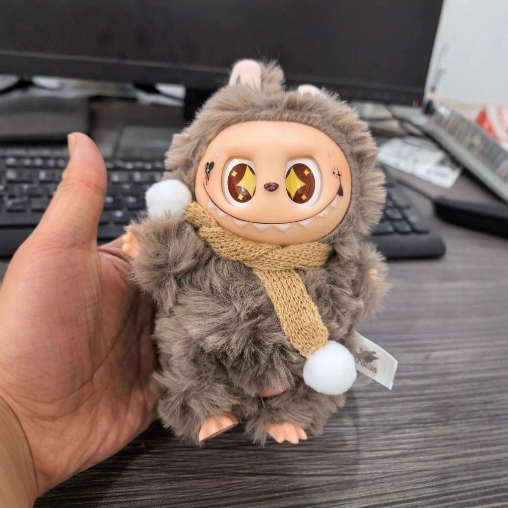 Брелок Лабубу, Кукла из серии The Monsters, Брелок Лабубу Маленький Вождь, Подвеска для сумки, Я нашел тебя Виниловая кукла с лицом, Игрушки для современного домашнего декора