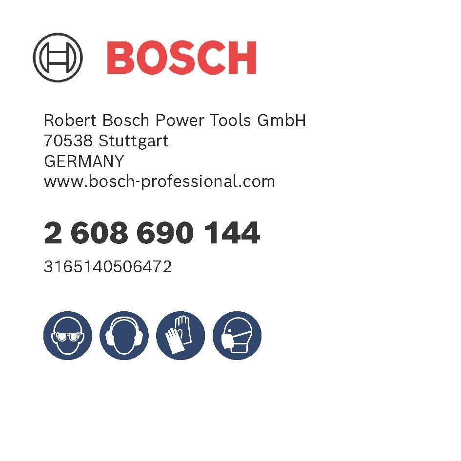 BOSCH SDS Plus Cold Chisel 20 x 250mm (2608690144) for Demolition, Grooving, and Edging Concrete and Stone