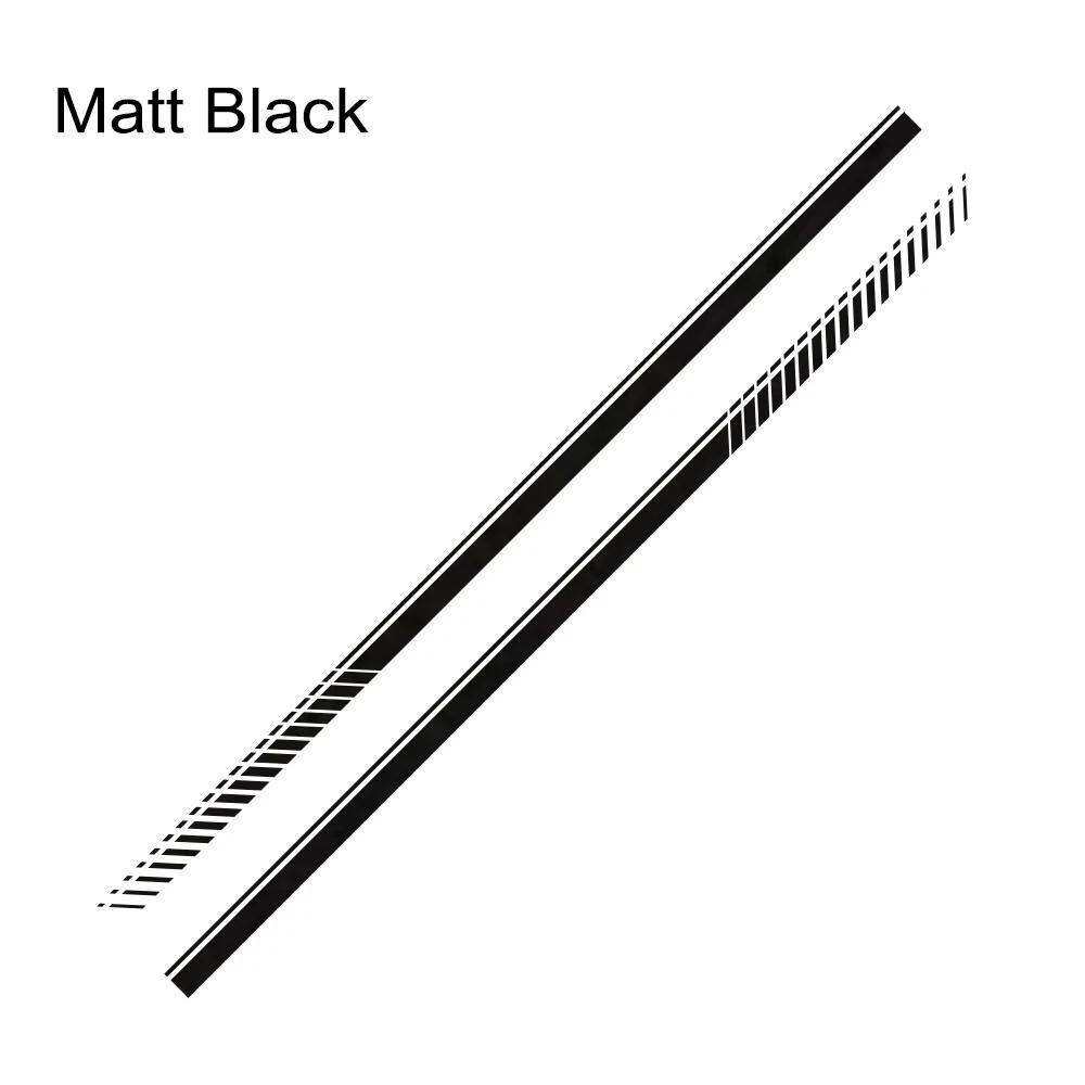 2 шт. Наклейки для украшения боковой линии талии двери автомобиля, гоночные полосы, декор кузова автомобиля, виниловая пленка, наклейки, аксессуары для Toyota Hiace