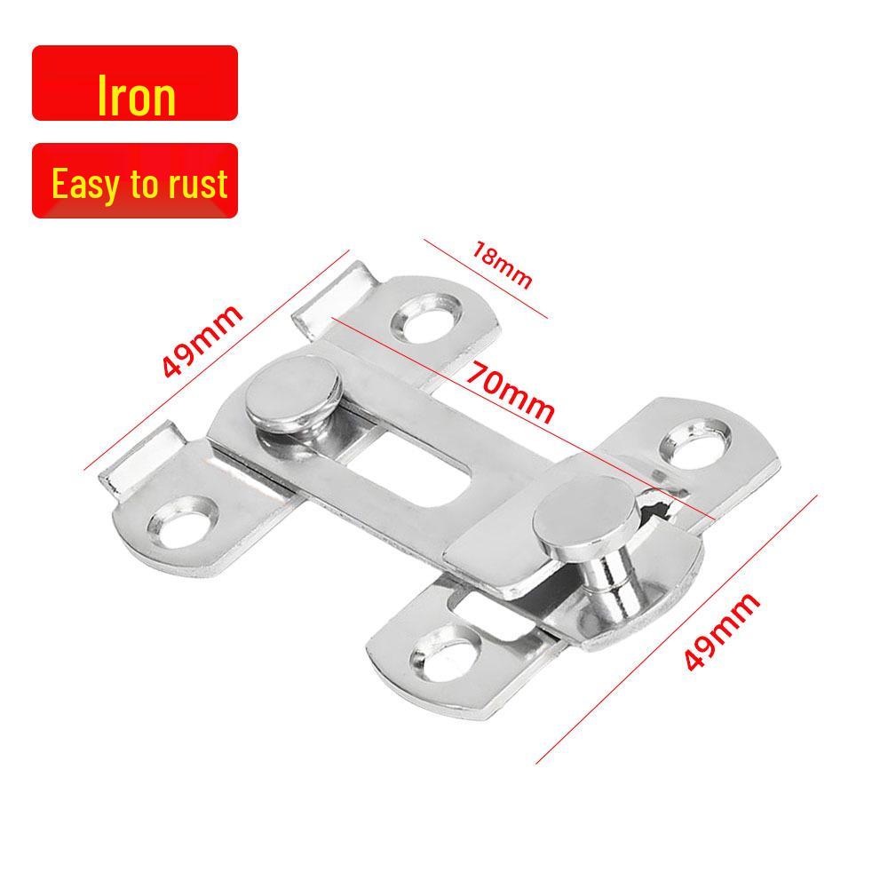 Modern Stainless Steel Sliding Bolt Latch for Bathroom, Pet Cage, Barn Door, Anti-theft Lock