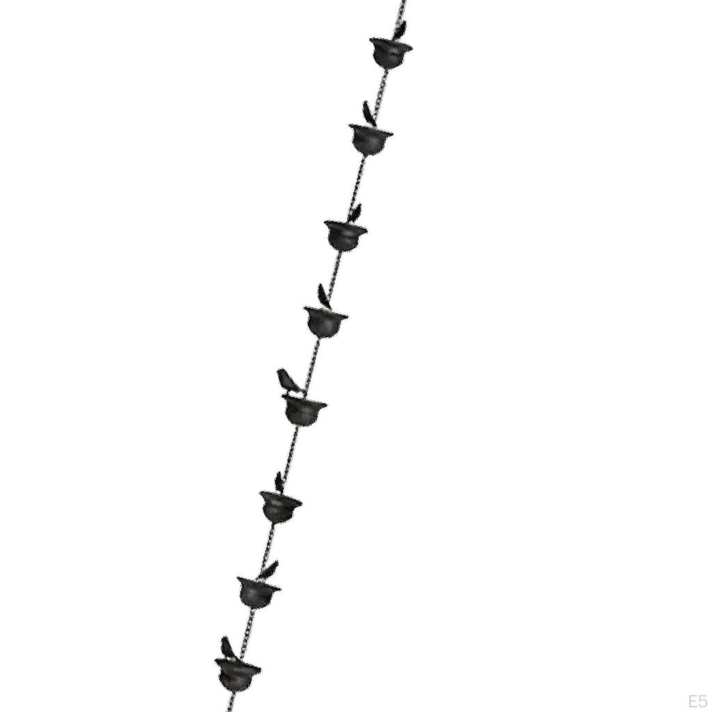 Bird Rain Chains for Gutters Pouring Cups Display Bath Rainwater Catcher Chain Replacement