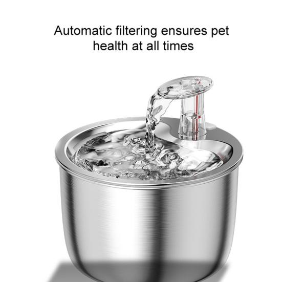 1 комплект, 2 л, фонтанчик для воды для домашних животных, большая емкость, мультифильтрация, автоматический диспенсер для воды для собак, кошек